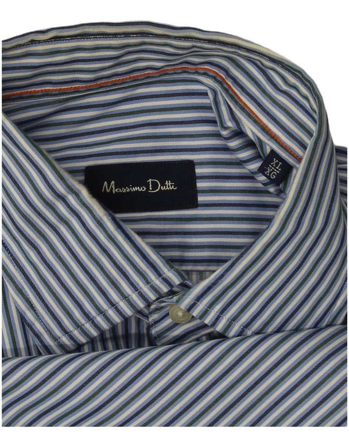 Koszula męska Massimo Dutti XL w niebieskie prążki