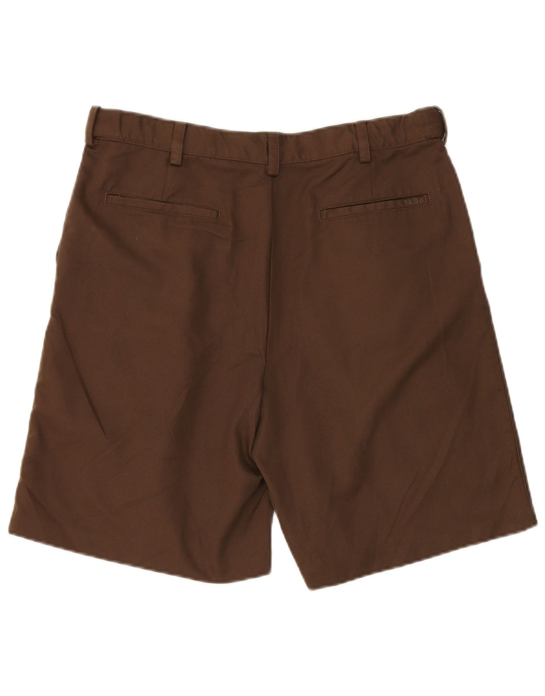 Męskie szorty Chino IZOD W34, duże, brązowe, poliestrowe