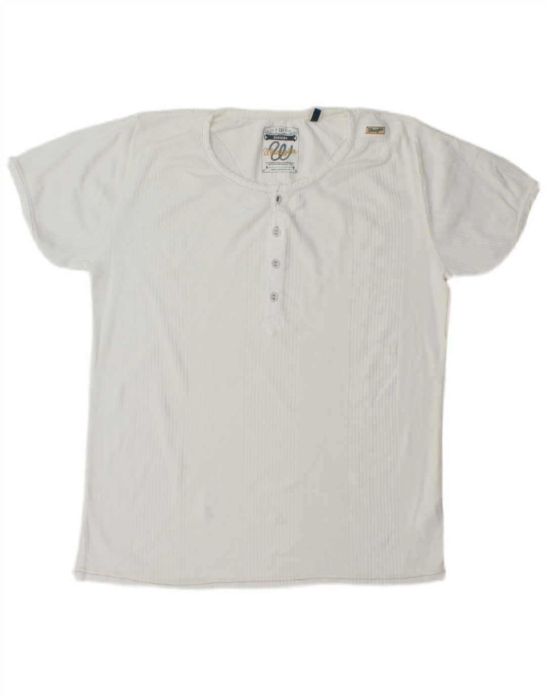 T-shirt męski Wrangler Top 2XL, biała bawełna