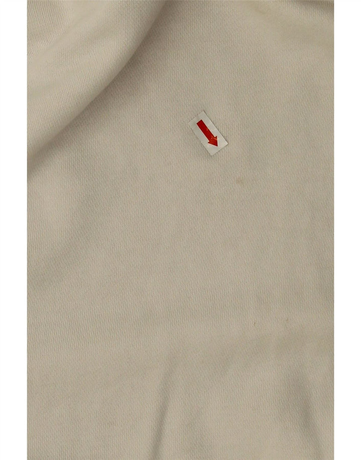 Damska bluza dresowa Nike Crop Oversize UK 14, średnia, biała, bawełniana