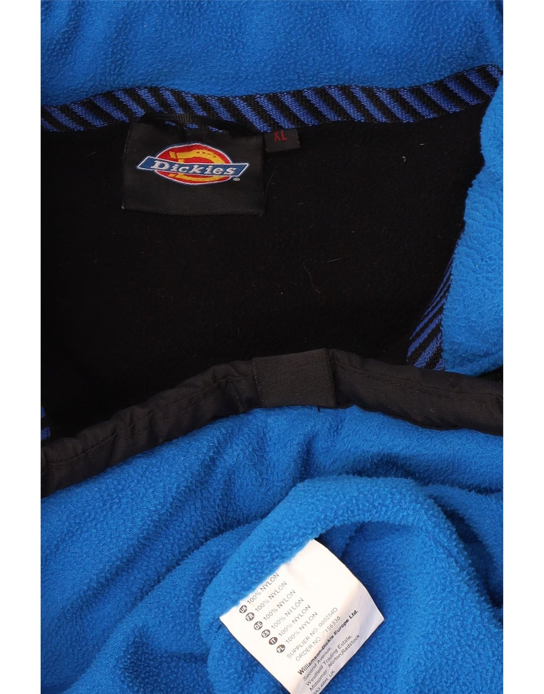 DICKIES Mens Padded Jacket UK 42 XL Black Nylon