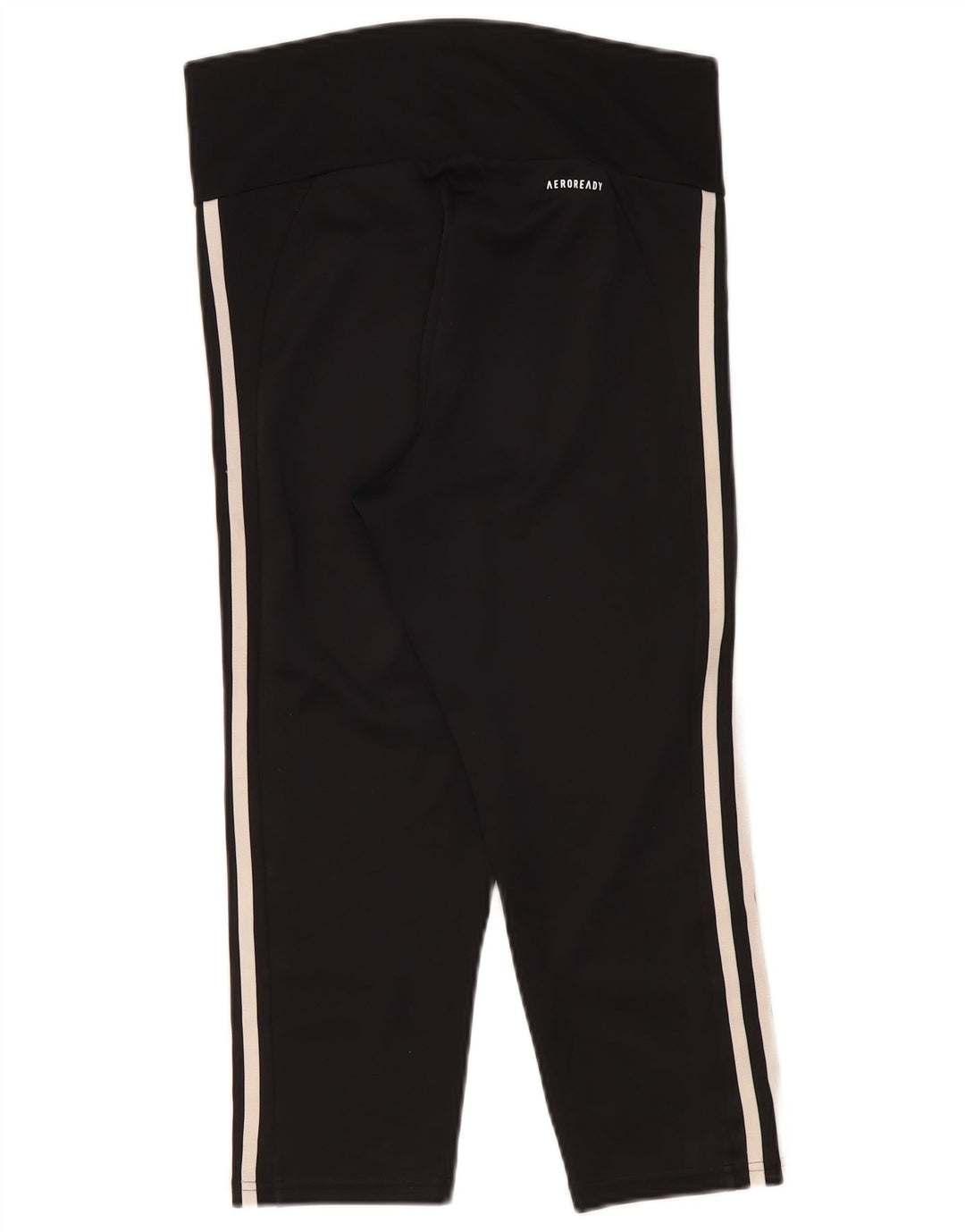 Damskie legginsy Adidas Aeroready Capri UK 12/14 Średni czarny poliester
