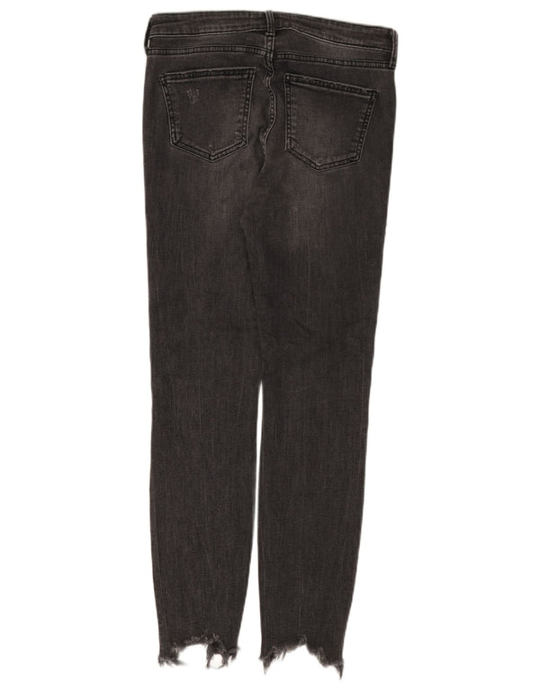 Damskie jeansy rurkowe Zara w trudnej sytuacji EU 40 Medium W30 L28 czarne