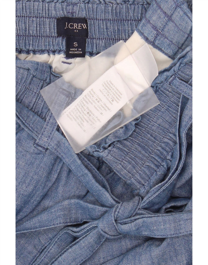 J. Crew Damska spódnica w kształcie litery A, mała W30, niebieska bawełna