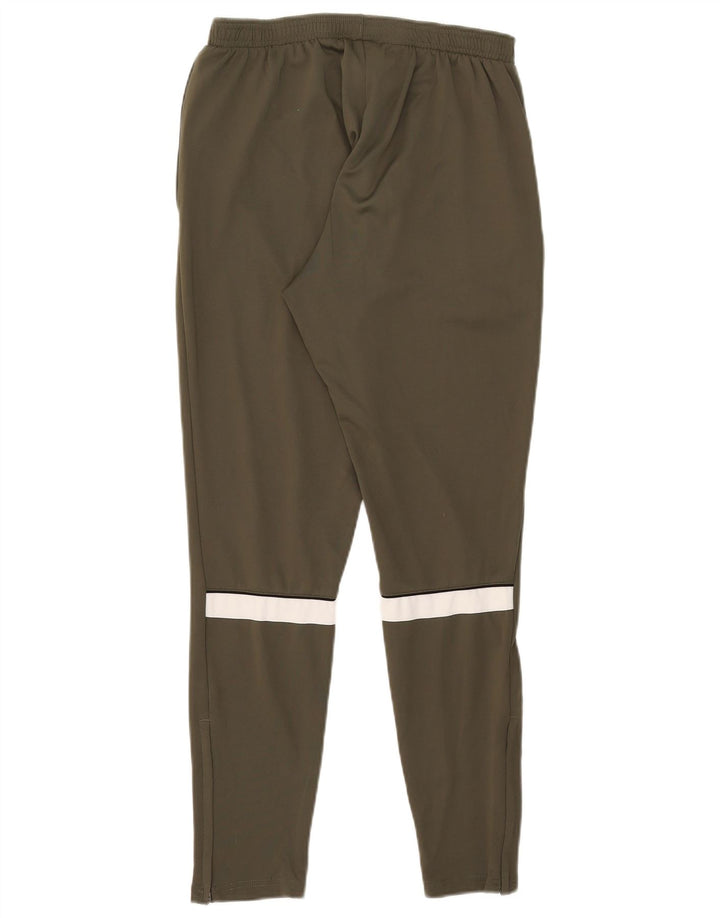 Damskie spodnie dresowe Nike UK 14, średni khaki, poliester z blokami kolorów