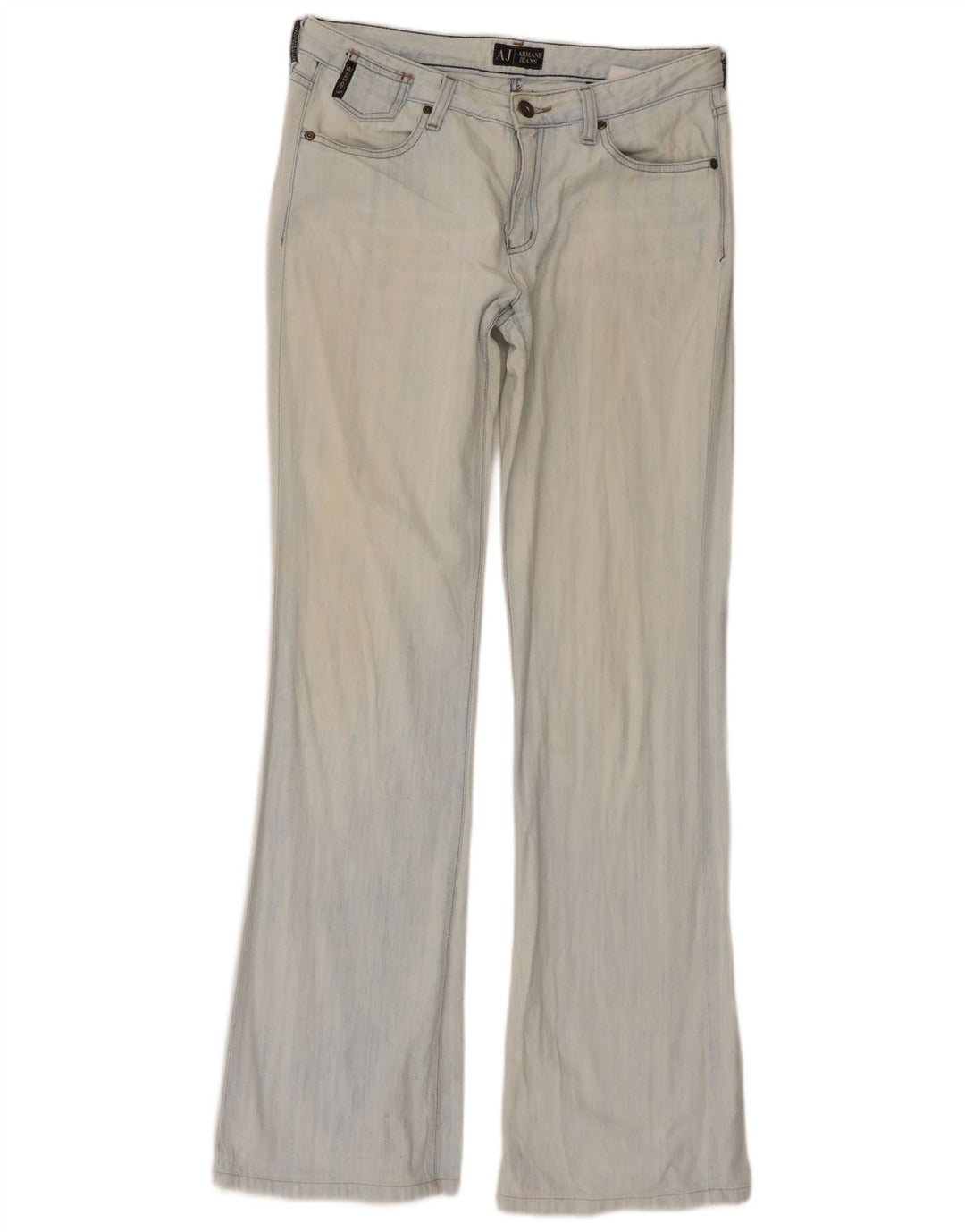 Damskie jeansy Bootcut ARMANI W29 L32 Niebieskie