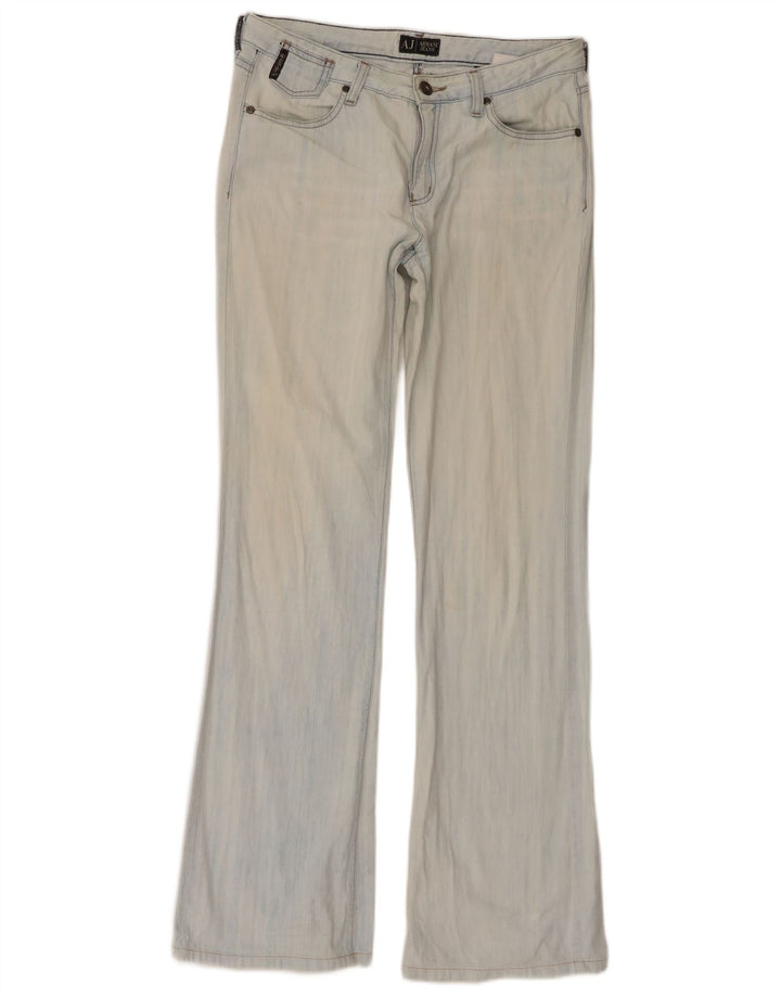 Damskie jeansy Bootcut ARMANI W29 L32 Niebieskie