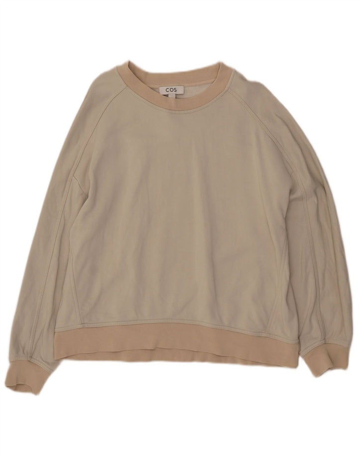 Bluza damska Cos Sweter UK 14 Średni Beżowy Poliamid