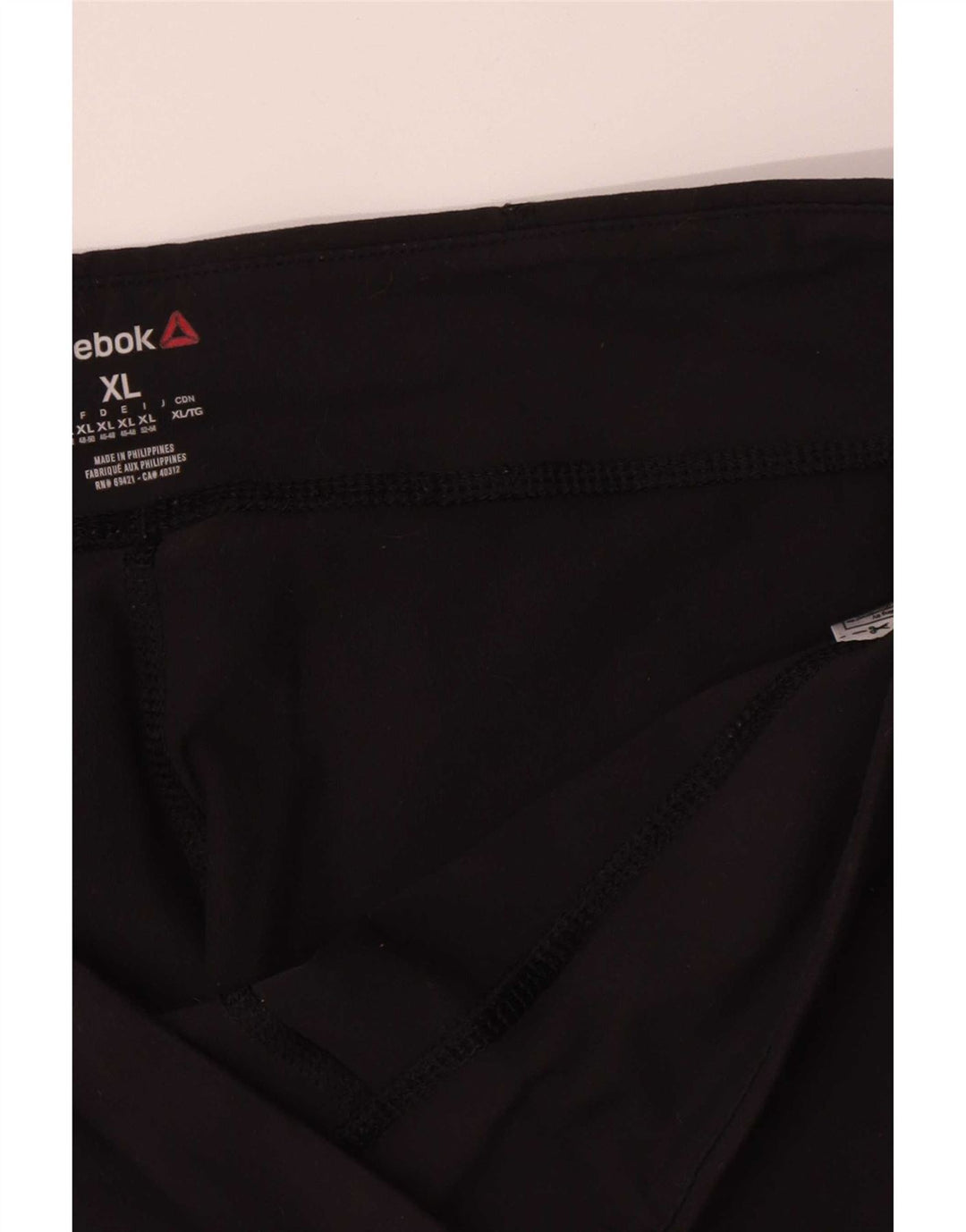 Damskie legginsy Reebok Capri UK 18 XL, czarny nylon