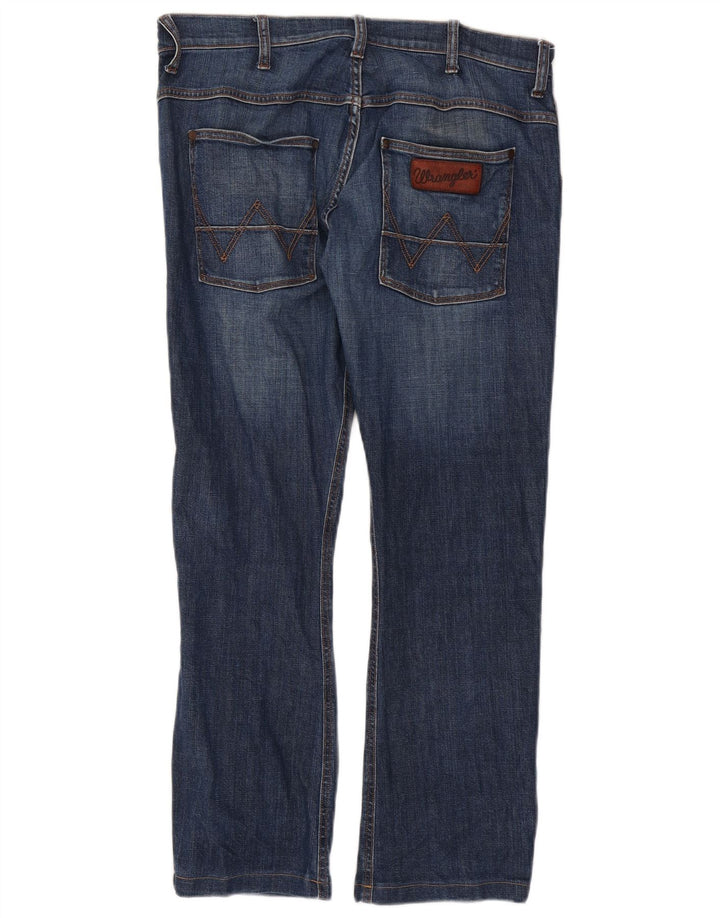 Wrangler Męskie Spencer Straight Jeans W34 L29 Niebieskie bawełniane