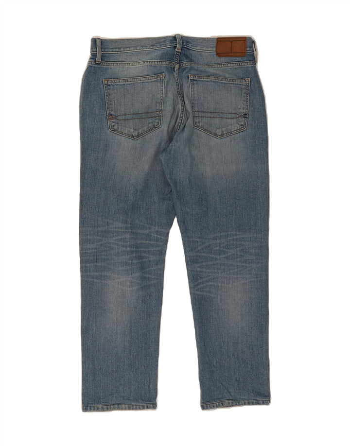 TOMMY HILFIGER Mens Straight Jeans W32 L28 Blue Cotton Vintage Tommy Hilfiger and Second-Hand Tommy Hilfiger from Messina Hembry 