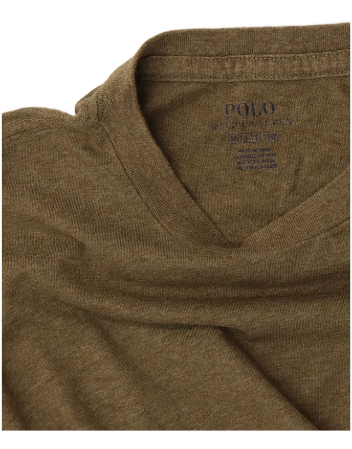 Koszulka chłopięca Polo Ralph Lauren z długim rękawem, 10-11 lat, średni khaki
