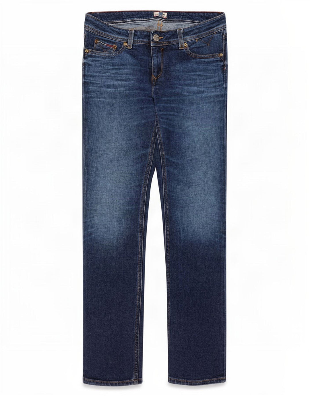 Damskie jeansy slim Tommy Hilfiger W28 L32 Niebieskie bawełniane