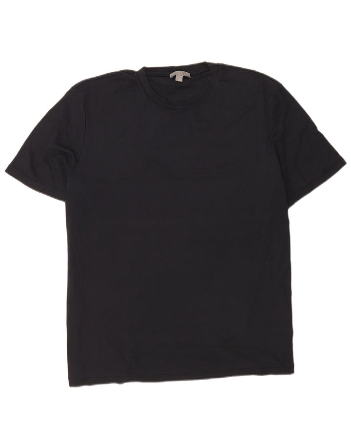 Cos Męski T-shirt Top XL Granatowy, Bawełniany
