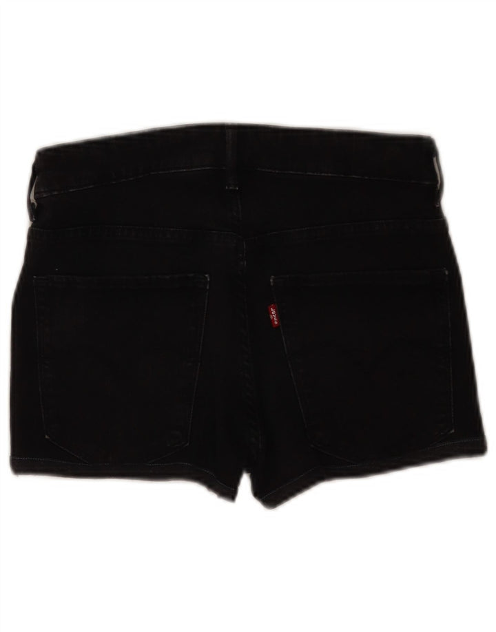 Damskie spodnie dżinsowe Levi's W28 Średnia czarna bawełna