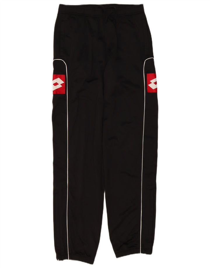 Męskie spodnie dresowe Lotto Graphic Medium Black