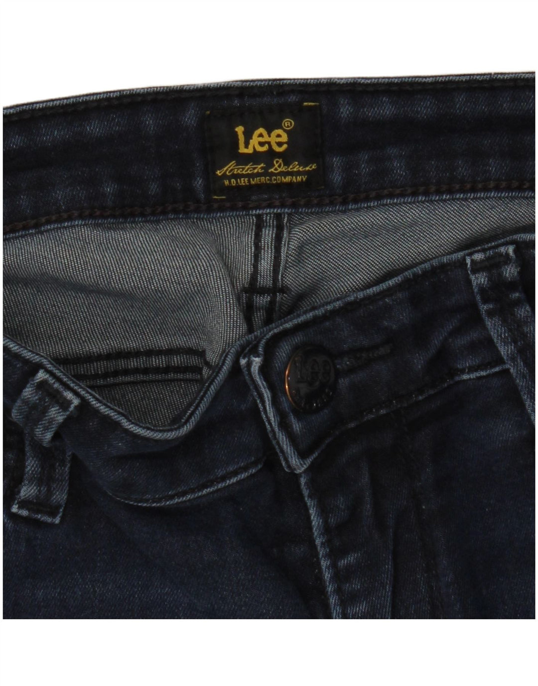 Damskie jeansy slim fit LEE W30 L29 granatowe