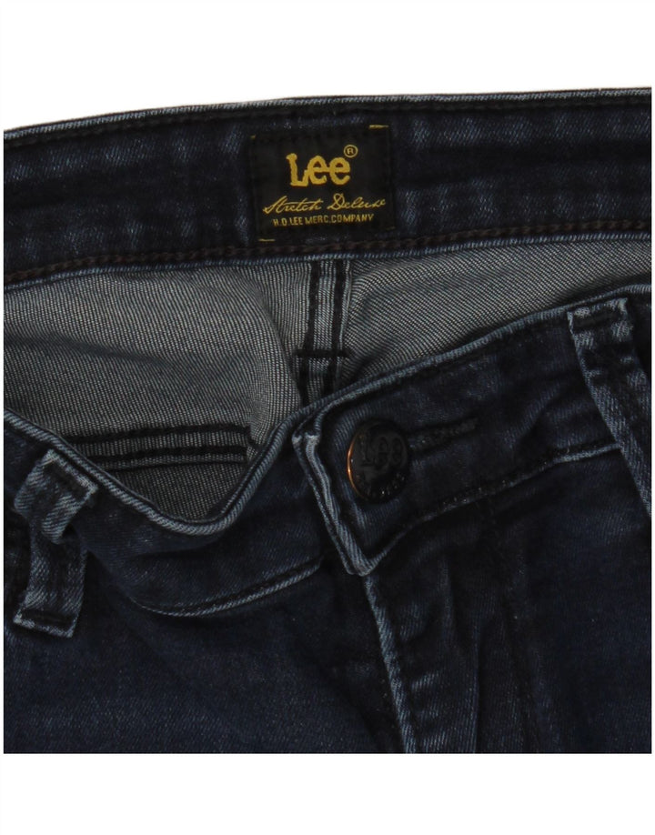 Damskie jeansy slim fit LEE W30 L29 granatowe