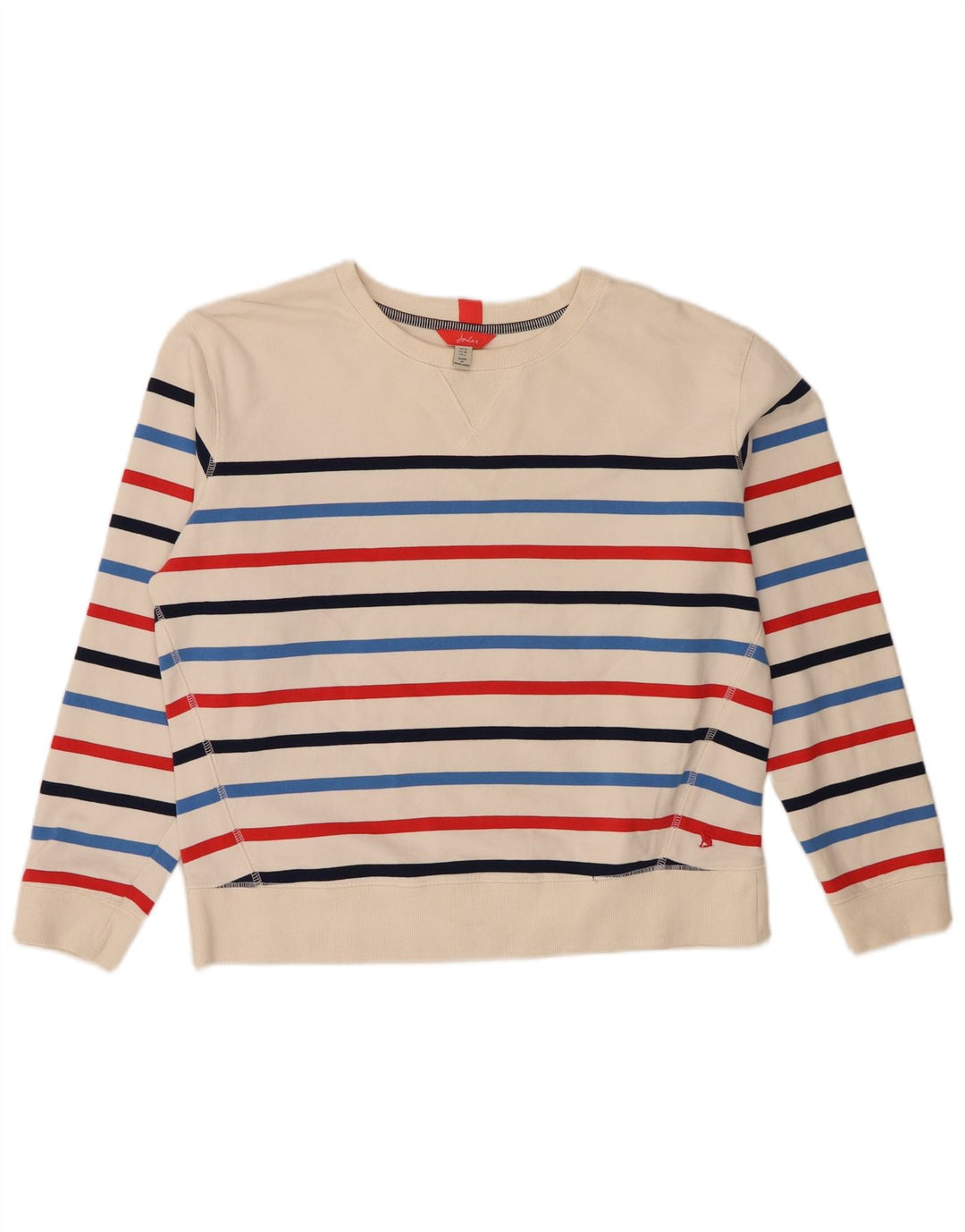 Damski sweter oversize Joules UK 10 w małe białe paski