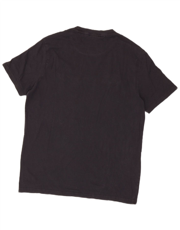 Męski T-shirt z grafiką CHAMPION, duży, czarny