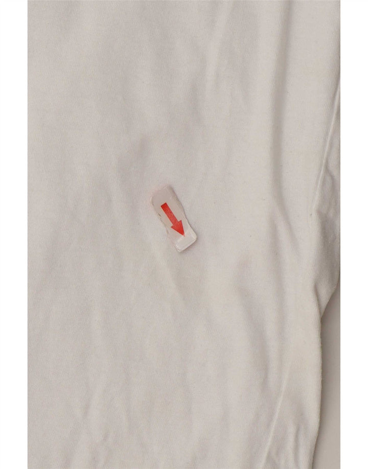 Męski T-shirt z grafiką Superdry, średni biały bawełniany