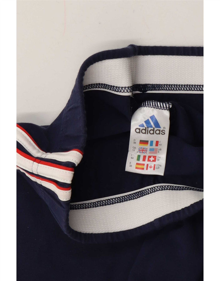 Legginsy Damskie Adidas UK 12 Średnie Granatowe Bawełniane