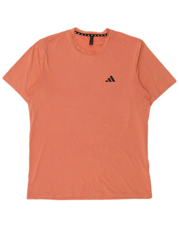 Adidas Męski T-shirt Aeroready Top Duży Różowy Poliester
