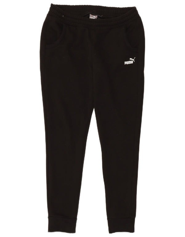 Damskie spodnie dresowe Puma Joggers UK 16, duże, czarne, bawełniane