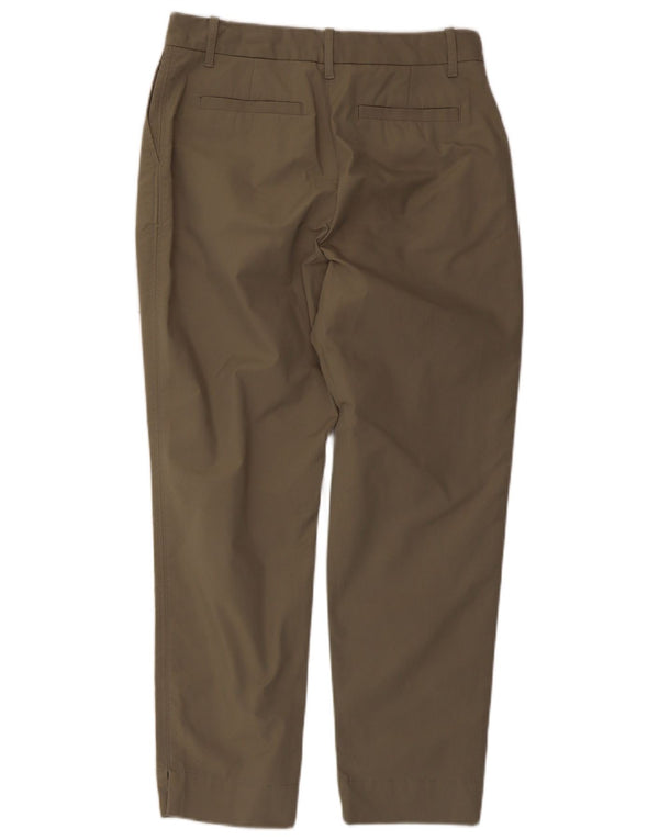 Marks & Spencer Damskie zwężane spodnie Chino UK 10 Small W30 L26 Khaki