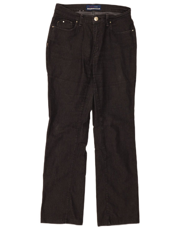 Damskie proste dżinsy Trussardi IT 44 Medium W28 L28 Szara bawełna
