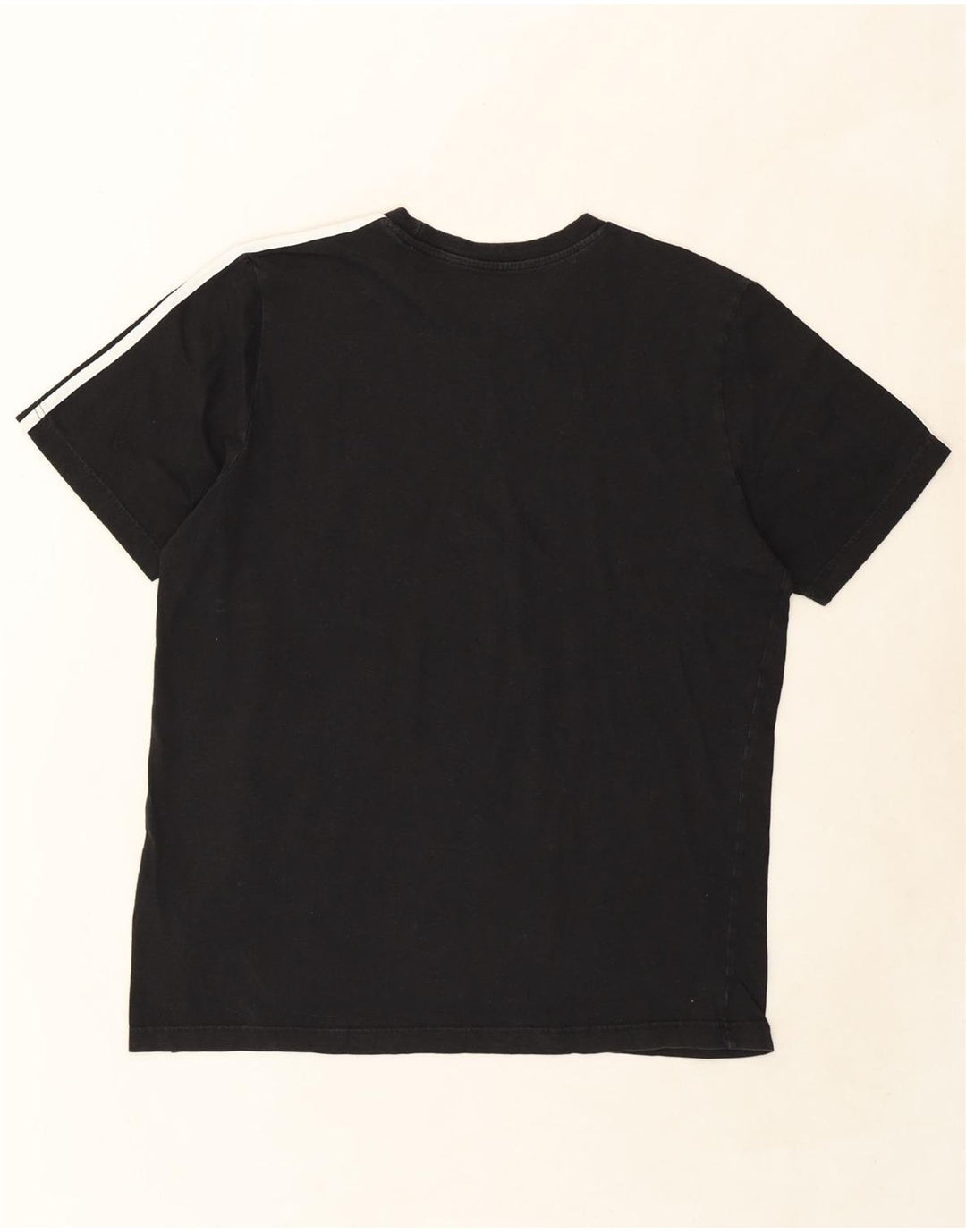 ADIDAS Mens T-Shirt Top Large Black Cotton Vintage Adidas and Second-Hand Adidas from Messina Hembry 