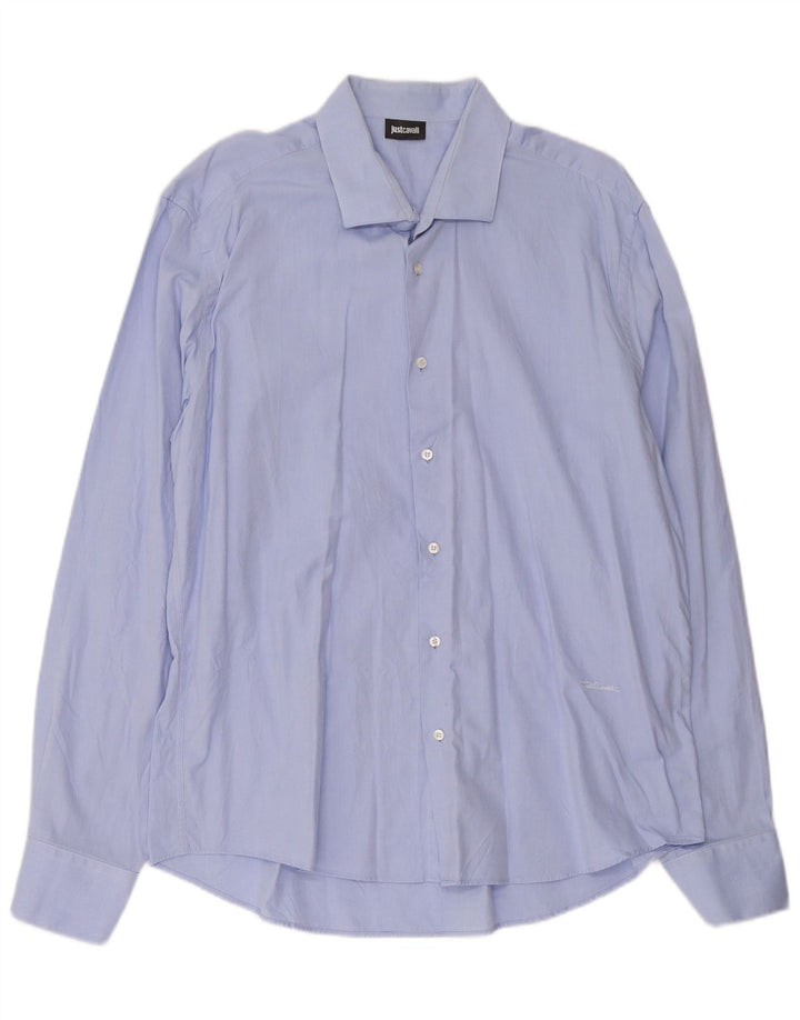 Koszula męska Just Cavalli rozmiar 45 17 3/4 XL niebieska