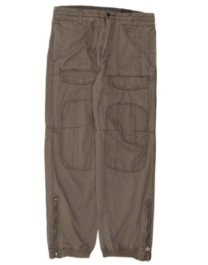 Męskie spodnie joggery XDYE EU 44 Large W34 L31 Szara bawełna