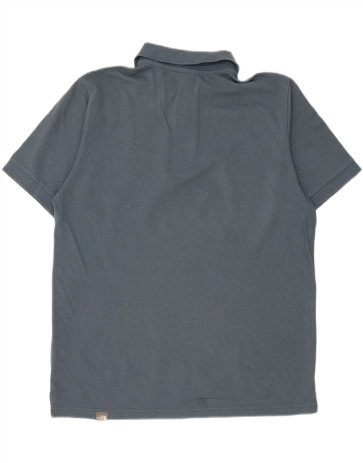Męska koszulka polo The North Face, bawełniana, w kolorze średnioniebieskim