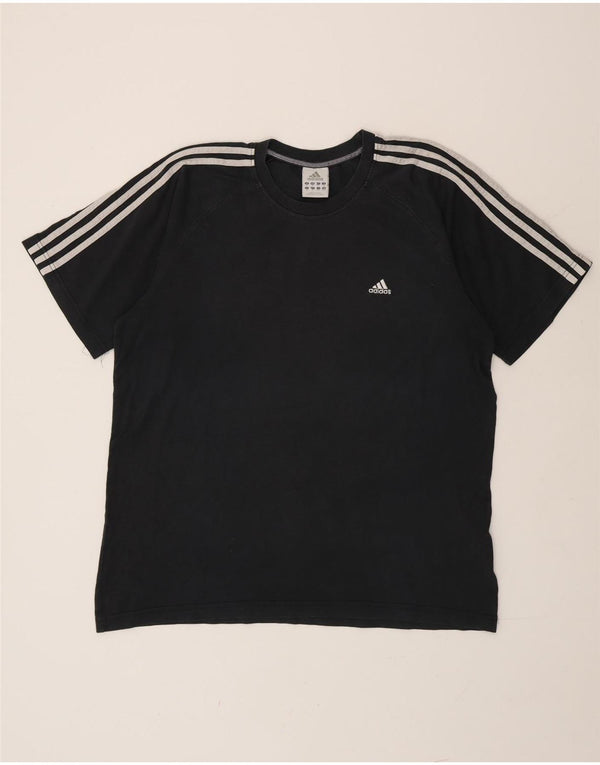 Adidas Męska Koszulka Top XL Granatowa Bawełna