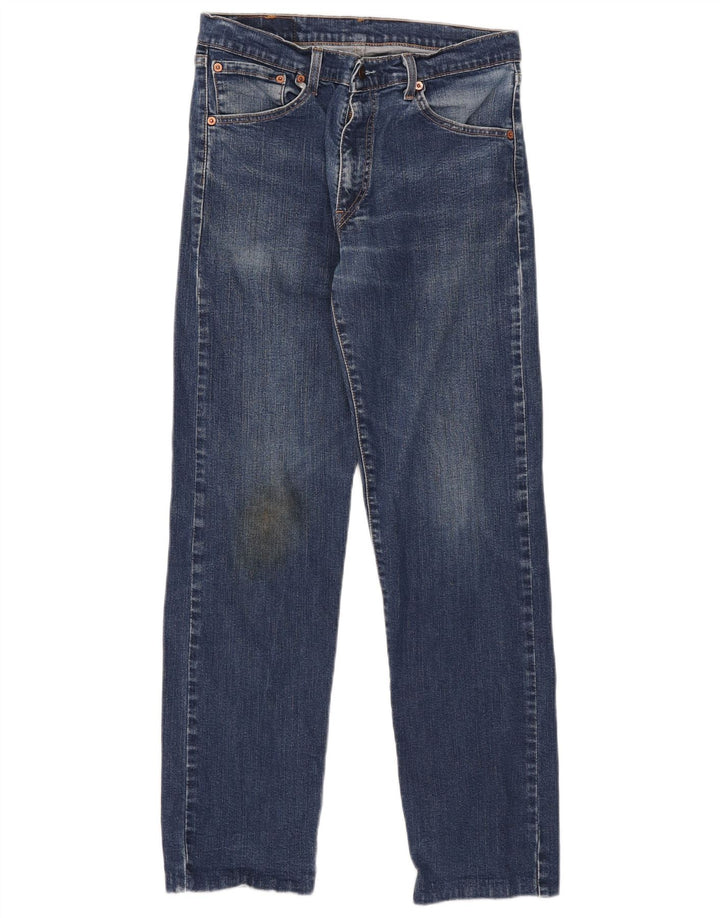 Męskie jeansy Levi's 521 Straight W33 L29 Niebieskie bawełniane