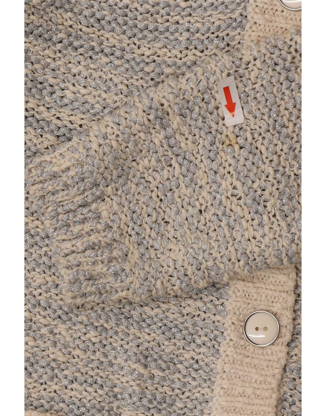 Sweter damski Marks & Spencer UK 12, średni, srebrny, nakrapiany
