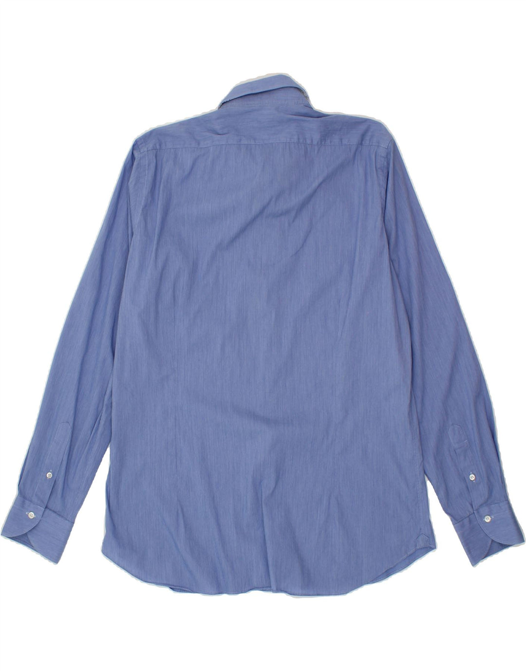 UNGARO Mens Shirt Size 17 43 Large Blue Vintage Ungaro and Second-Hand Ungaro from Messina Hembry 