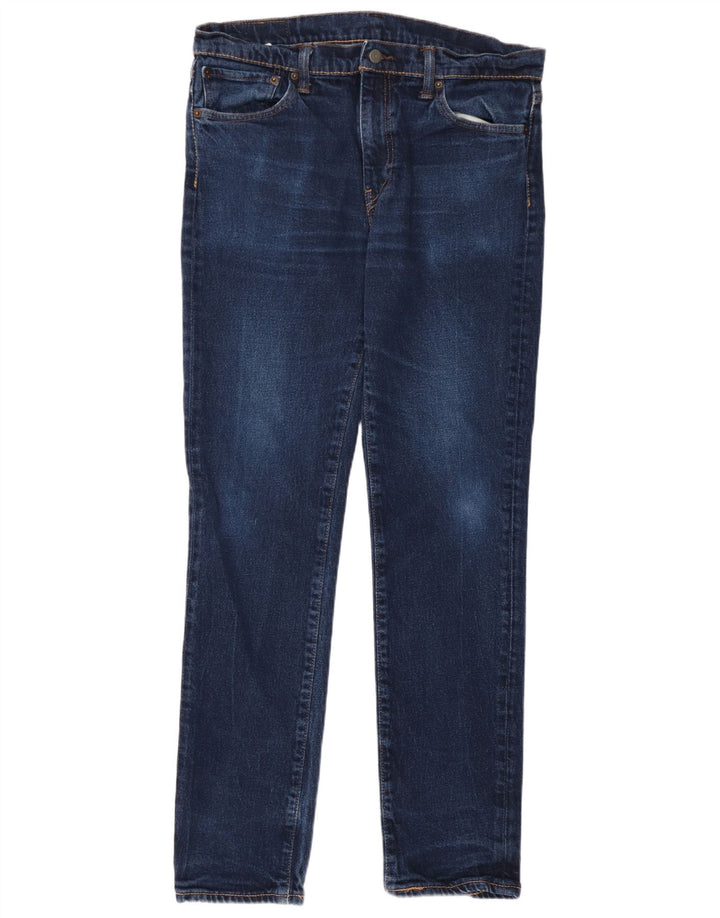 Męskie jeansy Levi's 511 Slim W36 L34 Niebieska bawełna