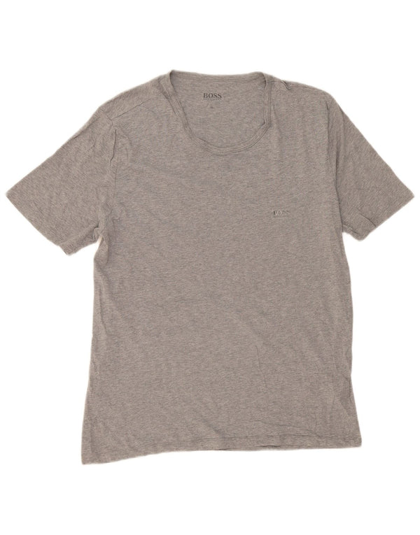 T-shirt męski Hugo Boss XL, szary, bawełniany