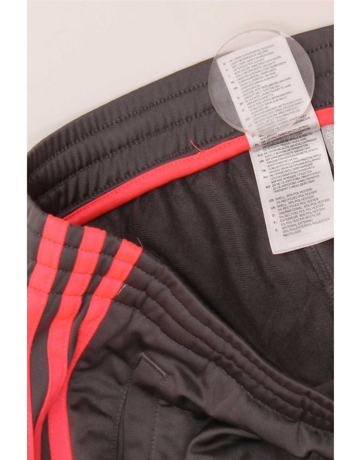 Damskie spodnie dresowe Adidas UK 8/10, małe, szare, poliestrowe