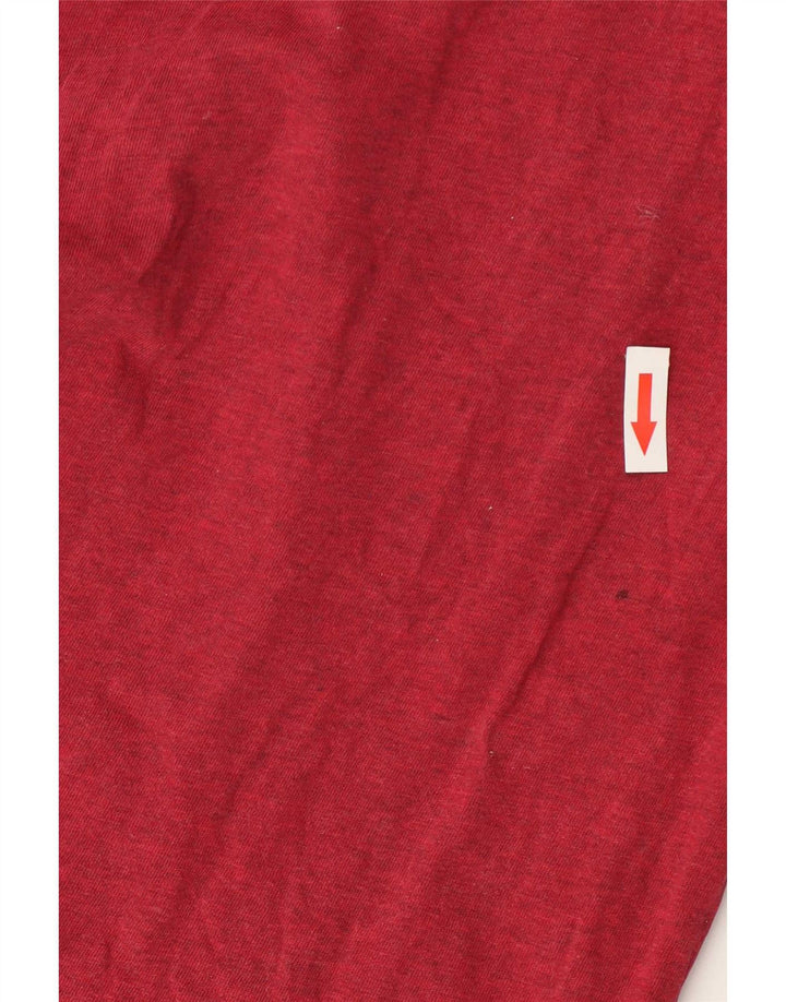 T-shirt męski Carhartt, bawełniany, w kolorze średniej czerwonej plamki