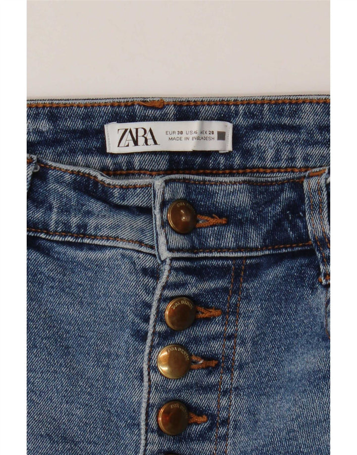 Damskie jeansy Bootcut Zara EU 38 Small W28 L25 Niebieskie bawełniane