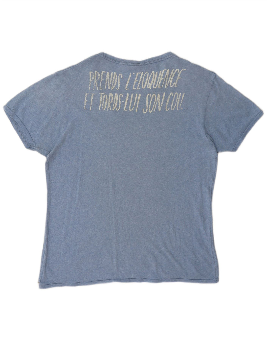 Męska koszulka graficzna Scotch & Soda Top XL, niebieska
