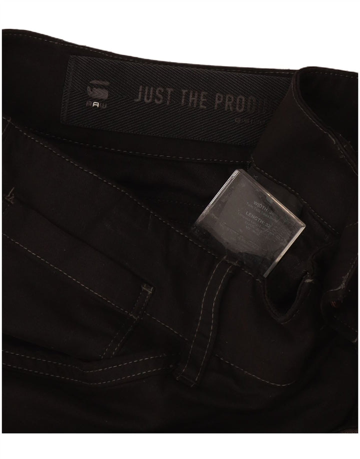 Męskie spodnie cargo G-STAR W36 L32 Czarne bawełniane