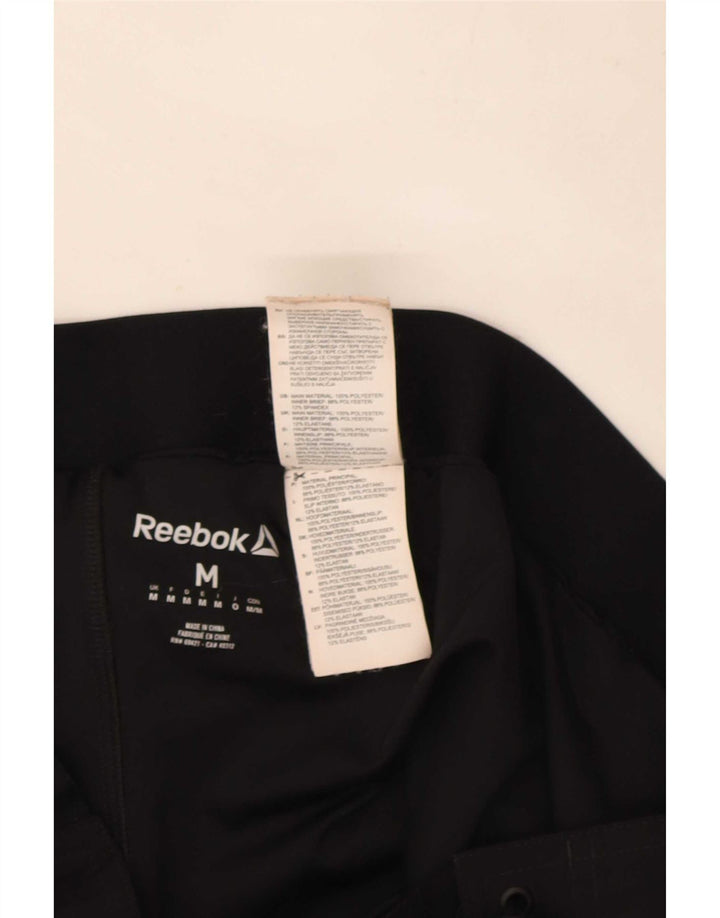 Męskie spodenki kąpielowe Reebok z grafiką, średni czarny poliester
