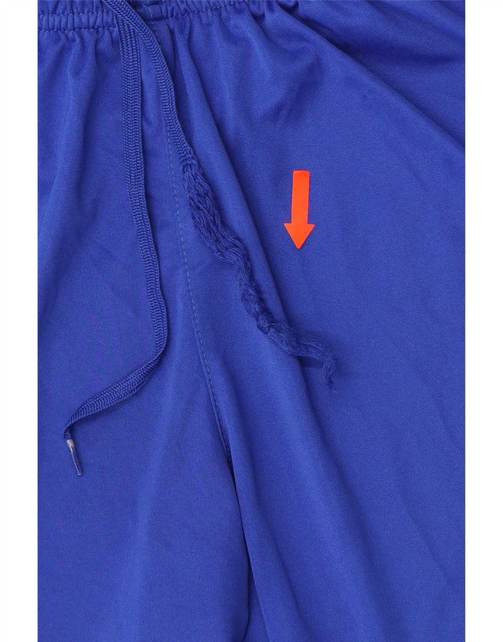 Męskie spodenki sportowe Adidas Climalite, małe, niebieskie, poliestrowe