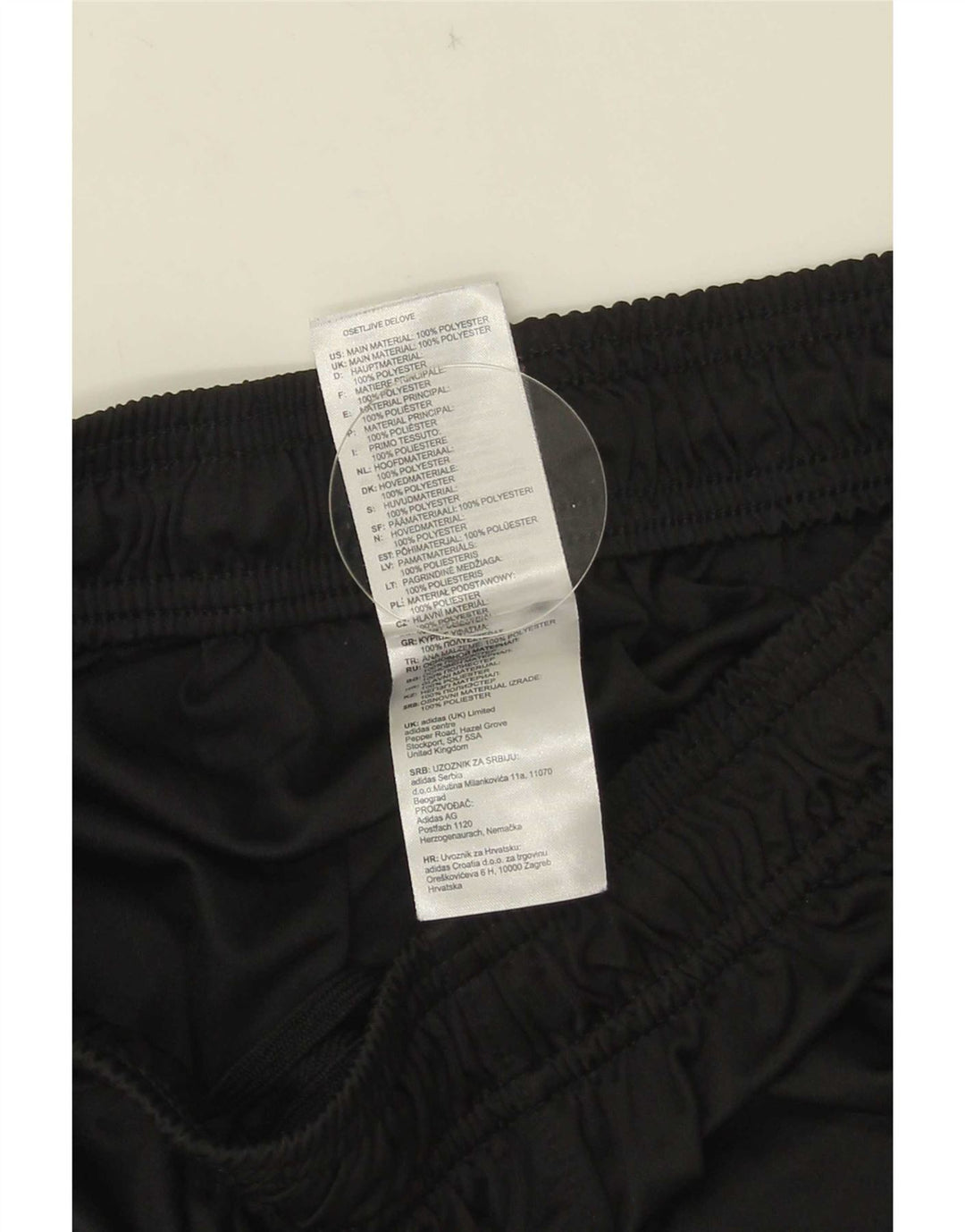Damskie spodenki sportowe Adidas Climalite UK 12, średni czarny poliester