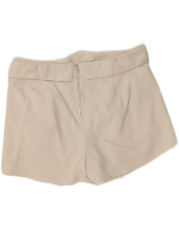 Skort damski ZARA UK 12 Średni biały