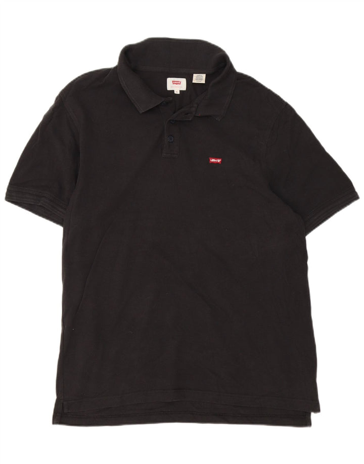 Męska koszulka polo Levi's XL, czarna, bawełniana